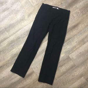 Betabrand Straight Leg Yoga Dress Pants Black Size Medium Petite